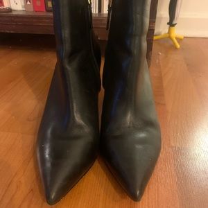 Sam Edelman 7 black leather booties